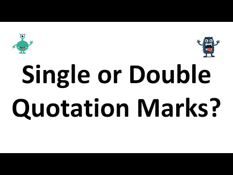 How do you use double quotation marks?