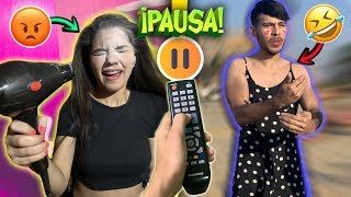 PAUSE CHALLENGE con mi EX NOVIA por 24 HORAS *reto extremo*