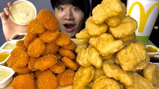 [All cuts except for the pleasant sounds ASMR] Muk's 100 pieces Puripuri Ebiprio \u0026 Chicken Nuggets