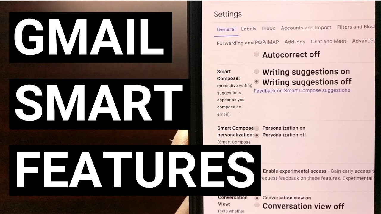 How To Disable Gmail's Smart Features? | Smart Reply, Smart Compose ...