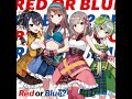 red or blue