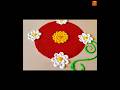 Friday Special Simple Rangoli Design 🌼✨ / Flower🌸💮 Rangoli Design / Festival Rangoli Design 🌈🎨🌀✨