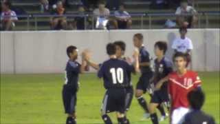 2013 豊田国際ユース(U16) 日本vsクウェート 石川啓人の先制ゴール