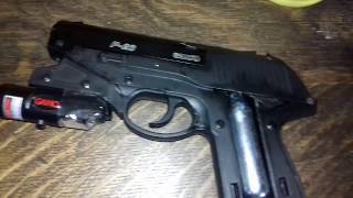 The P23 HAND GUN with co2 12g ( STEEL BBs )