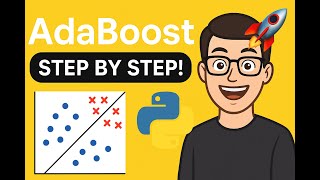 AdaBoost Step by Step! 🚀 Easy Explanation + Python Code