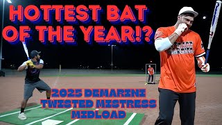 Hitting the 2025 DeMarini Twisted Mistress Midload | USSSA Slowpitch Bat Review