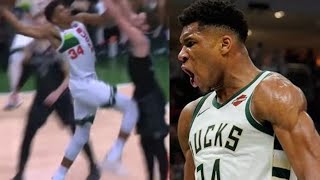 Disrespectful and Inhumane Dunk by Giannis Antetokounmpo Makes Pistons Bow In his Presence