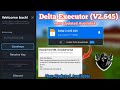 Delta Executor New Version Available (V2.645) | No key/ Key Bypass | Delta Mobile | [ROBLOX HACK]