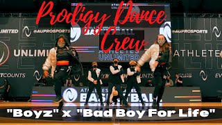 Prodigy Dance Crew x AUprohoops performance | "Boyz" x "Bad boy for Life"