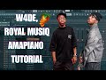 How to Make Amapiano Like W4DE & Royal MusiQ From Scratch | FL Studio Tutorial