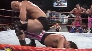 The Hart Foundation vs. Goldust, Ken Shamrock, Steve Austin \u0026 LOD (IYH Canadian Stampede 7/6/1997)