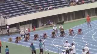 2014東京都高校陸上１年生大会　男子100m決勝