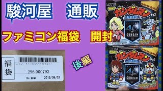 【即完売⁈ FC福袋】駿河屋 通販のファミコン20本福袋開封 後編【関東版 ガンダムマンも開封】