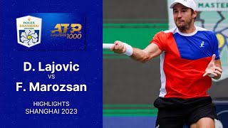 Dusan Lajovic vs Fabian Marozsan Highlights | Shanghai Masters 2023 ATP1000 Round of 32 Gameplay