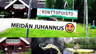 Juhannus🤩 | Ronttopuisto, Kalastusta, Veneilyä😎