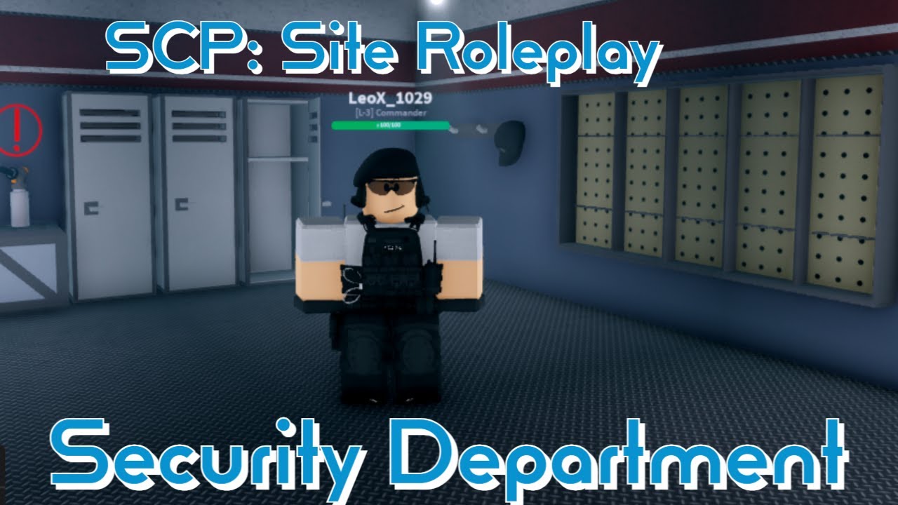 Being A Security Department In SCP: Site Roleplay - Roblox - YouTube