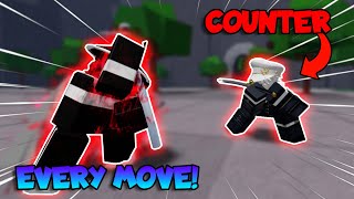 What Moves Can "Split Second Counter" Counter? | Roblox The Strongest Battlegrounds