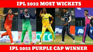 Top 5 Bowlers with Most Wickets In IPL 2022 | Purple Cap Winner #shorts #ytshorts #youtubeshorts