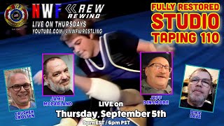 NWF Rewind Ep 57 Studio Taping 110 featuring Crusher Crossen vs Ricky Vaughn