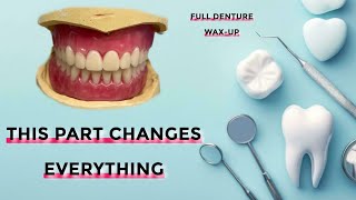Most Technicians Get This Wrong 🦷 Full Denture Wax-Up Step by Step