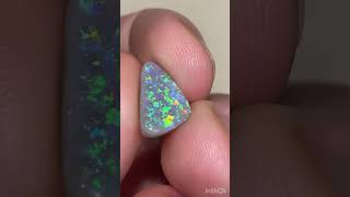 2.88 Carat Magnificent Multicolor Lightning Ridge Australian Opal