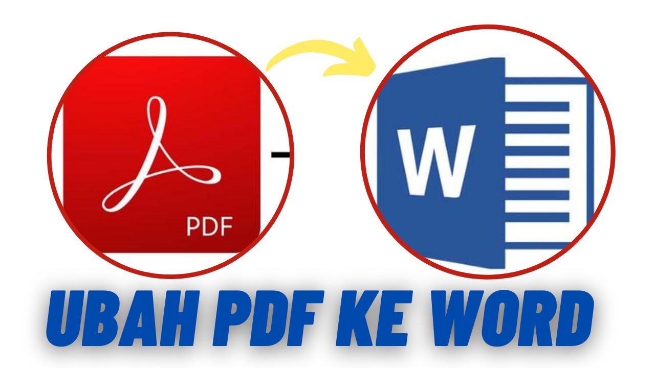 Cara Mengubah PDF Ke Word Tanpa Aplikasi - YouTube