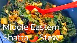 Crave Kale?🥬Middle Eastern Spicy Vegan Kale Shatta🌶️Stew