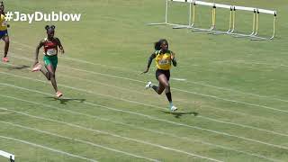 Alexis James | Petersfield High Double Gold SPREE !! Girls 100m Final | Western Champs 2022