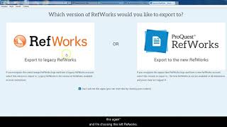 Importing reference from Ebsco to Refworks