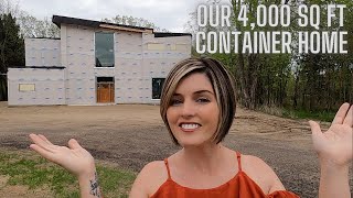 Huge Container Home Built in 17 Minutes //TIMELAPSE//