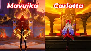 Mavuika vs Carlotta! Full Gameplay