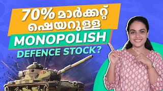 1 monopolish defence stock with 70% market share | Stock Market Malayalam