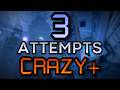 I beat a CRAZY+ Map in 3 ATTEMPTS (Whirlwind Wasteland) | Flood Escape 2