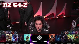 FNC vs GAM - Game 2 | Round 2 LoL MSI 2024 Play-In Stage | Fnatic vs GAM Esports