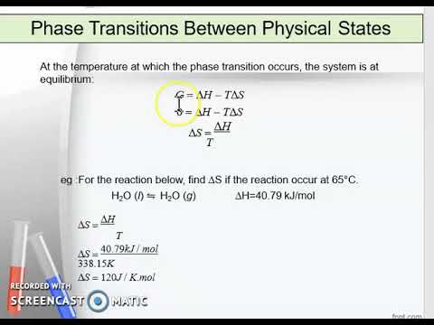 CHM271 Chapter 1 Thermodynamics Part 8/8 - YouTube