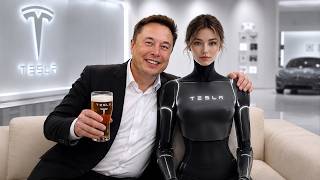Elon Musk's New Tesla Robot Prototype With a Female Face Shocked the Industry