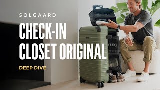 Check-In Closet - Solgaard Suitcase with Integrated Shelving System