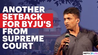 Blow For Byju's: Insolvency Process To Continue