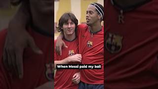 Messi Made Ronaldinho Cry 😭