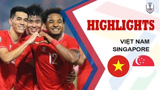 Highlights Việt Nam vs Singapore - Bán kết ASEAN Cup 2024 : Vẫn là Xuân Son | Bongda24h.vn