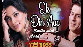 Ek Din Aap - REMIX | Shah Rukh Khan \u0026 Juhi Chawla | Yes Boss | 90's Romantic Hindi Songs