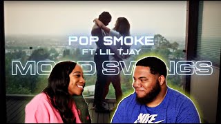 POP SMOKE - MOOD SWINGS ft. Lil Tjay (Official Video) - (REACTION)