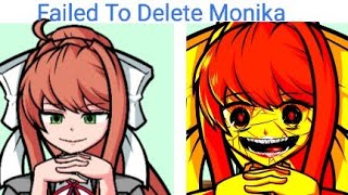 Friday Night Funkin - Failed Delete Monika [FNF Mod]