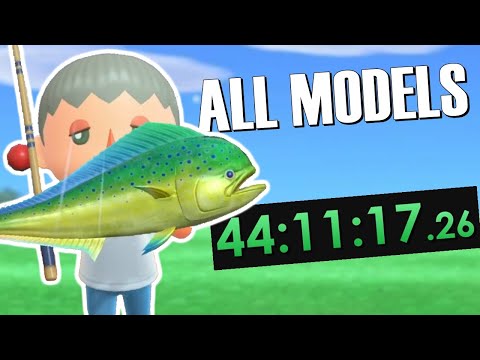 I Collected EVERY FISH MODEL in Animal Crossing New Horizons!
