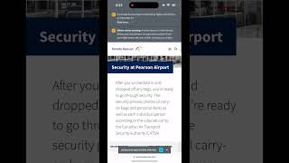 Check security wait times at YYZ BEFORE you get to the airport #travel #airport #yyz #traveltips
