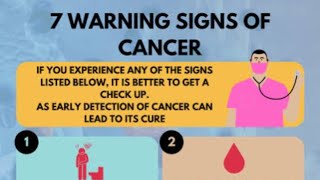 7 Warning Signs of Cancer. कर्करोगाची चेतावणी देणारी चिन्हे World Cancer Day , 4 February 2025