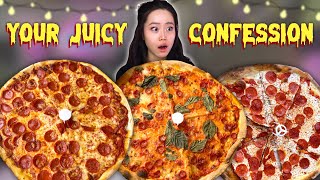 My boyfriend wants to EAT ME, because he SOLD HIS SOUL TO THE DEVIL | Best Pizza In NYC Mukbang