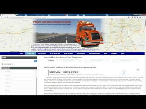 How to Get FREE GRANTS for Truck Driving School How to Get FREE GRANTS for Truck Driving School