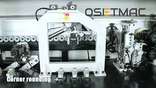 OSETMAC Economic Edge Banding Machine SYS-368J with Premilling and Cornor Rounding