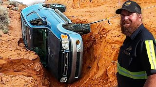 Don't Trust Desert Sand, Toyota Rolls Hard Off The Trail!